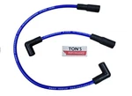 Ton's Blue 8MM Harley Davidson Big Twin 99-17 Fxd Dyna Softail Spark Plug Wires. Fixed Price $21.95.