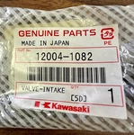 Kawasaki 12004-1082 Genuine Parts Intake Valve. Fixed Price $15.00.