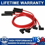 New Red Ignition Hei Spark Plug Wire Sets Fits 764D Chevy Gm Sbc Bbc 350 383 454. Fixed Price $67.99.