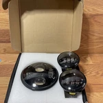 7" Led Head Light + 4" Auxiliary Spot Lamps Fits Harley Davidson Black Combo. Fixed Price $480.00.