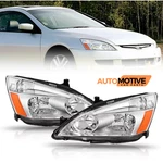 For 2003-2007 Honda Accord Sedan Coupe Oe Chrome Headlight Assembly Left+right. Fixed Price $157.94.