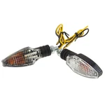 Compass Clear Carbon Universal Light Motorcycle Stem Stalk Turn Signal Marker. Fixed Price $17.74.