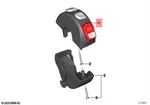 New Bmw Comodo Right (heated Grip) - C600SPORT C650GT/SPORT F800GS/GSA/GT/R. Fixed Price $237.27.