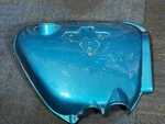 1971 Honda CB750K1 Candy Blue Green Right Side Oil Tank Cover Panel. Fixed Price $184.49.