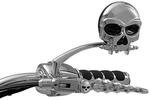 Harley-davidson Fxcwc Softail Rocker 2008-2011ZOMBIE Levers Chrome By Kuryakyn. Fixed Price $122.99.