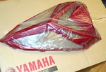 Yamaha Raptor 700 Dark Red Front Fender Vented Nose Hood, Radiator Cover 13-24. Fixed Price $109.95.