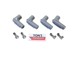 Set Of (4) 90 Degree Right Angle Msd Ignition Spark Plug Wire Boots Terminals. Fixed Price $24.99.
