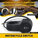 Motorcycle 7/8" Handlebar Headlight Fog Spot & On Off Switch Durable Usa. Fixed Price $10.99.