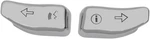 Drag Specialties 2106-0361 Chrome Extended Turn Signal Switch Button Covers. Fixed Price $23.87.