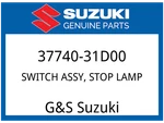 Suzuki Oem Part 37740-31D00 Switch, Rear Brake Lamp. Fixed Price $31.57.