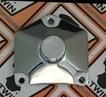 Chrome Pyramid Push Button Starter Solenoid Cover Harley Big Twin 1991-UP 70-330. Fixed Price $19.99.