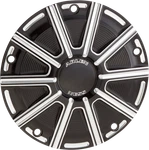 Arlen Ness 10 Gauge Black Derby Cover Fits 2015-2024 Harley Touring Bagger. Fixed Price $153.95.