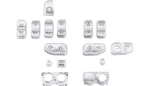 Drag Specialties Switch Cap Kit 15 Piece Motorcycle Street Bike 0616-0393. Fixed Price $87.93.