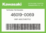 Kawasaki Genuine Grip-assy,throttle 46019-0069. Fixed Price $49.18.