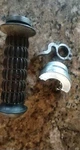 Oem Kawasaki Throttle Housing Upper Case & Tube / Grip 1969-72 H1A H1C #dd. Fixed Price $99.00.