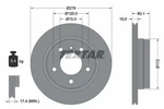 Textar 92072403 Brake Disc For Bmw, (brilliance). Fixed Price $64.10.
