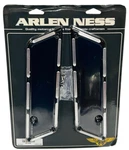 Arlen Ness Black Slot Track Saddlebag Latch Hinge Covers For Harley Davidson. Fixed Price $129.95.