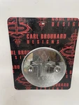 Carl Brouhard Designs Cross Series Stator Cover Chrome Indian Scout Bobber Sixty. Fixed Price $12.94.