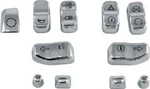 Harddrive 14-UP Style Hand Controls Chrome Switch Caps, Piece 0139-11. Fixed Price $42.72.