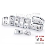 Chrome Switch Caps 11PCS Compatible For Harley 14-17 FLHTCUTG,14. Fixed Price $43.35.