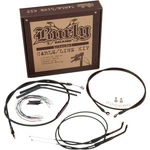 Burly Brand Complete Black Vinyl Handlebar Cable/brake Line Kit For 14" B30-1046. Fixed Price $243.59.