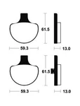 8585 Compatible With Harley Davidson Fxdb-s 1340 Dyna Daytona 1991-1999. Fixed Price $66.19.