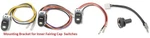 Drag Specialties 2106-0222 Inner Fairing Cap Switch Kit Mounting Bracket. Fixed Price $23.76.