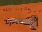 Yamaha Key Blank # 1226 Oem 90890-55814-00. Fixed Price $14.00.