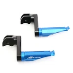 Shinobi Blue Front 40MM Extended Foot Pegs For Suzuki Gsxr 1000 01 02 03 04. Fixed Price $81.28.