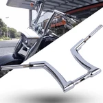 Chrome 12'' Rise Horn Ape Hanger 1-1/4" Handlebars For Harley Sportster Dyna. Fixed Price $165.95.