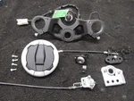24 25 Kawasaki EX500 Ninja Lock Key Set Complete Switch Gas Cap + 27048-5321. Fixed Price $350.00.
