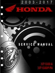 2003-2017 Honda P/a ST1300A Service Manual And Non-abs Models. Fixed Price $51.14.