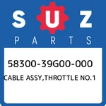 58300-39G00-000 Suzuki Cable Assy,throttle NO.1 5830039G00000, New Genuine Oem P. Fixed Price $66.16.