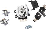 Drag Specialties Chrome Side Hinge Ignition Switch/saddlebag Lock Kit 2106-0407. Fixed Price $98.44.