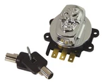 Chrome Skull Headlight Key Ignition Switch For 96-13 Harley Fxdwg Flhr 15017. Fixed Price $33.85.
