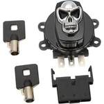 Drag Specialties 2106-0423 Skull Ignition Switch, Gloss Black. Fixed Price $95.00.