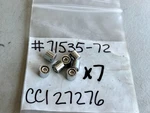 Harley 71535-72 Custom Chrome 27276 Button Cap *qty 7* Nos. Fixed Price $21.00.