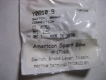Buell Motorcycle Front Brake Lever Light Switch, Y0810.9, 71776-96Y. Fixed Price $30.00.