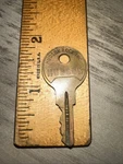 Vintage Hudson Lock Co. Brass Key #HL345. Fixed Price $12.50.