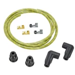 Lowbrow Customs 7MM Cloth 90 Deg Spark Plug Wire Sets Green W/ Yellow Tracers. Fixed Price $27.29.