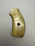 Left Jay Scott NO.18 Laminated Ivory S&w Chiefs Special Grips, Kit Gun. Fixed Price $39.95.