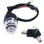 3 Position Ignition Switch Harley Dyna 91-05 Round Key Chrome 71705-97 Rep. Fixed Price $30.00.