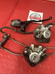 Kawasaki ZG1000 Front Brake Assembly Caliper Master Cylinder Hose Joint U9. Fixed Price $73.11.