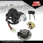 For Suzuki Katana 600 750 1998-2006 Ignition Switch Fuel Gas Cap Seat Lock Keys. Fixed Price $24.38.