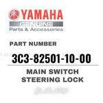 Yamaha Genuine Oem Parts Main Switch Steering Lock 3C3-82501-10-00 For FZ1. Fixed Price $218.81.