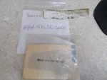 Nos Oem Yamaha Id Number "a" 2 Pack MAR-87LTR-BL-01. Fixed Price $17.99.