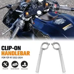 Left & Right Handle Bar Clip On For Yamaha YZF-R7 2022-2025 2023 Silver. Fixed Price $99.59.