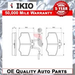 Fits Alfa Romeo 33 1990-1994 1.2 1.4 1.5 1.7 Brake Pads Set Front Ikio. Fixed Price $46.07.