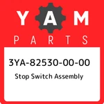 3YA-82530-00-00 Yamaha Stop Switch Assembly 3YA825300000, New Genuine Oem Part. Fixed Price $66.70.