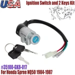 For Honda Spree NQ50 Ignition Switch W/ 2 Keys Kit (1984-1987) #35100-GK8-017 Us. Fixed Price $25.99.